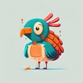 Tummy Troubles Turkey, bird with a sensitive stomach who helps pediatricians diagnose and treat children's issues