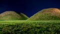 Tumuli Park Burial Mounds Silla dynasty royal tombs in Gyeongju South Korea Royalty Free Stock Photo