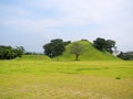 Tumuli tombs in Gyeongju, South Korea Royalty Free Stock Photo