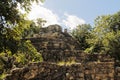 Tumulus of stone at Xcaret, Mexico