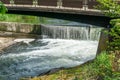 Tumwater Falls And Bridge 2 Royalty Free Stock Photo