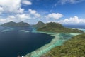 Tun Sakaran marine park. Bohey Dulang. Royalty Free Stock Photo