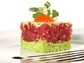 Tuna Appetizer - Fish Tartar Royalty Free Stock Photo