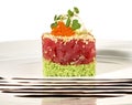 Tuna Appetizer - Fish Tartar Royalty Free Stock Photo