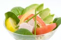 Tuna and avocado salad Royalty Free Stock Photo