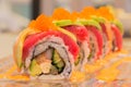Tuna Avocado sushi roll