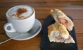 Tuna Baguette And Cup Of Cappuccino