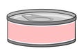 Tuna Can With Label Vector Royalty Free Stock Photo
