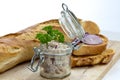 Tuna cream with baguette