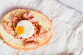 Tuna and egg sandwich Royalty Free Stock Photo