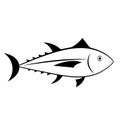 Tuna fish outline icon