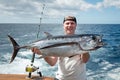 Tuna fishing trophy Royalty Free Stock Photo