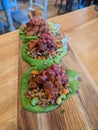 Tuna lettuce wrap spicy organic