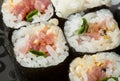 Tuna maki sushi rolls Royalty Free Stock Photo