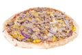 Tuna Pizza (over white)