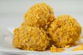 Tuna Potato Balls With Mozzarella And Cheese