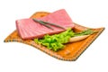Tuna raw steak Royalty Free Stock Photo