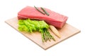 Tuna raw steak Royalty Free Stock Photo