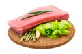 Tuna raw steak Royalty Free Stock Photo