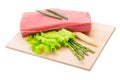 Tuna raw steak Royalty Free Stock Photo