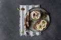 Tuna rillettes with cream cheese and anchovies Royalty Free Stock Photo