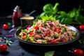 Tuna Salad Nioise, mediterranean food life style Authentic living