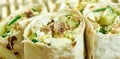 Tuna Salad Sandwich Roll Royalty Free Stock Photo