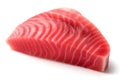 Tuna sashimi isolated on a white background, AI-generated Royalty Free Stock Photo