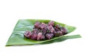 Tuna Sashimi Salad - Ahi Kukui Nut Royalty Free Stock Photo