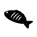 Tuna sea food icon Royalty Free Stock Photo