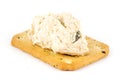 Tuna spread biscuit Royalty Free Stock Photo