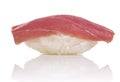 Tuna sushi nigiri isiolated Royalty Free Stock Photo