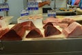 Tuna and Swordfish for sale at Cadiz fish Market