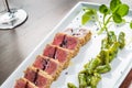 Tuna tataki Royalty Free Stock Photo