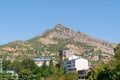 Tunceli, Turkey-September 18 2020: Tunceli city center and the hill in background