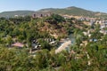 Tunceli, Turkey-September 18 2020: Tunceli city with munzur river