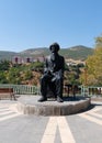 Tunceli, Turkey-September 18 2020: Seyit Riza Monument in the city center