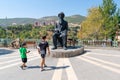 Tunceli, Turkey-September 18 2020: Seyit Riza Monument in the city center