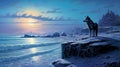 Tundra On The Beach: A Fantasy Illustration By Mike Mayhew