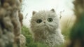 Tundra: 4k Felt Stop-motion Cat With Shallow Depth Of Field