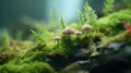 4k Stop-motion Clam In Tundra With Shallow Depth Of Field
