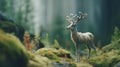 Tundra Stop-motion Deer In 4k With Shallow Depth Of Field