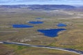 Tundra landscape in summer