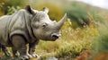 Tundra Rhino: Felt Stop-motion In 4k With Hemp Aesthetic