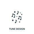 Tune Design icon. Monochrome simple Web Development icon for templates, web design and infographics
