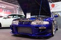 Tuned blue Nissan 200SX S14