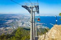 Tunektepe Cableway in Antalya, Turkey