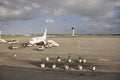 Tunesia: Tunis Air aircraft at Tunis airport