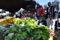 Tunesia: A vegetables and fruit market in Hammamet Royalty Free Stock Photo