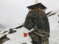 TUNGNATH shiva lord  heights world& x27;s highest shiva temple Uttrakhand Royalty Free Stock Photo
